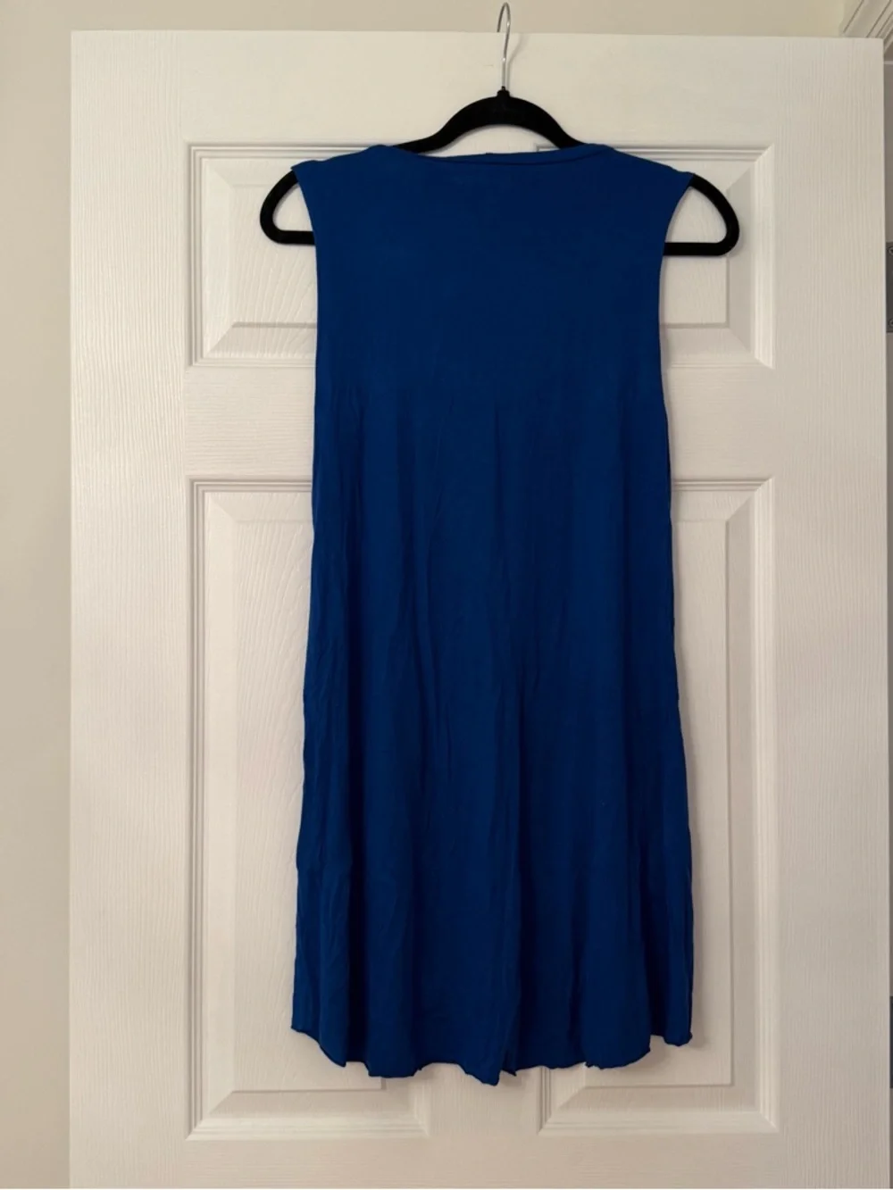 Michael Lauren Royal Blue Sleeveless Shift Dress - Picture 4 of 7